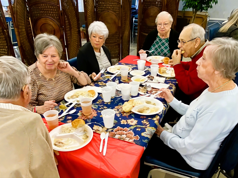 Yates Baptist Church congregation in worship