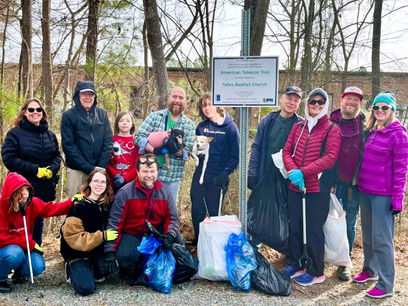 Yates Baptist Church mission partners at work